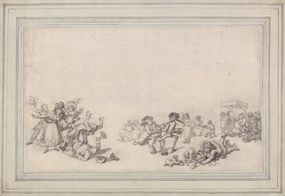 Patinage sur la Serpentine - Thomas Rowlandson